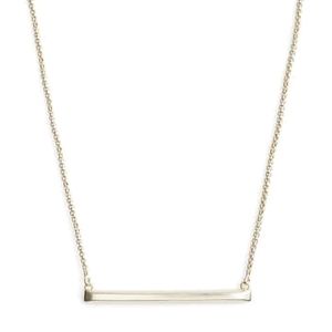 NEW Kendra Scott Kelsey Bar Necklace in Gold